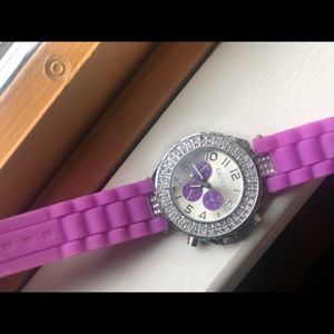 Purple Geneva Watch